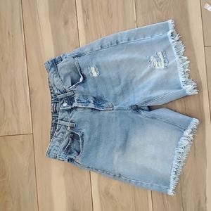 Wild Fable high-waisted button fly denim shorts Women's 2